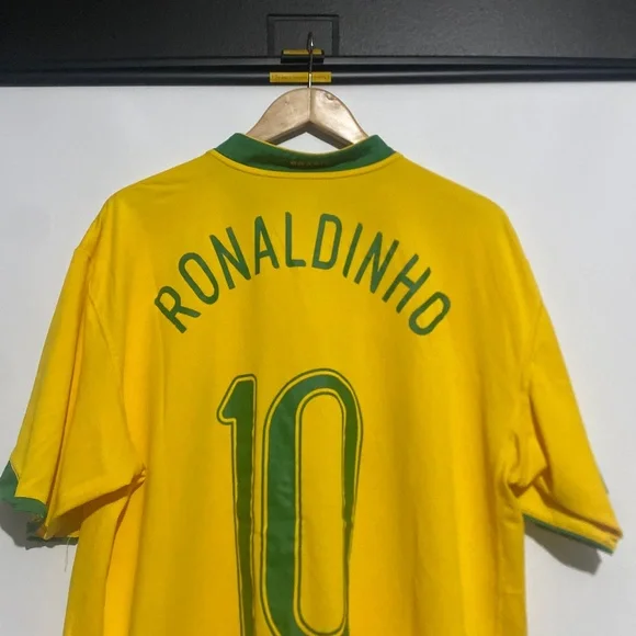 Nike XXL Brazil 2006-2008 National Football Team Jersey - Picture 8 of 14